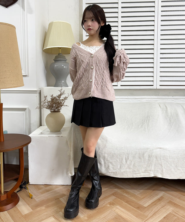 ピンク モデル：155cm F着用
