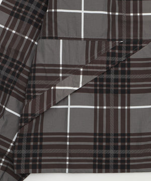 チェックロゴフードブルゾン