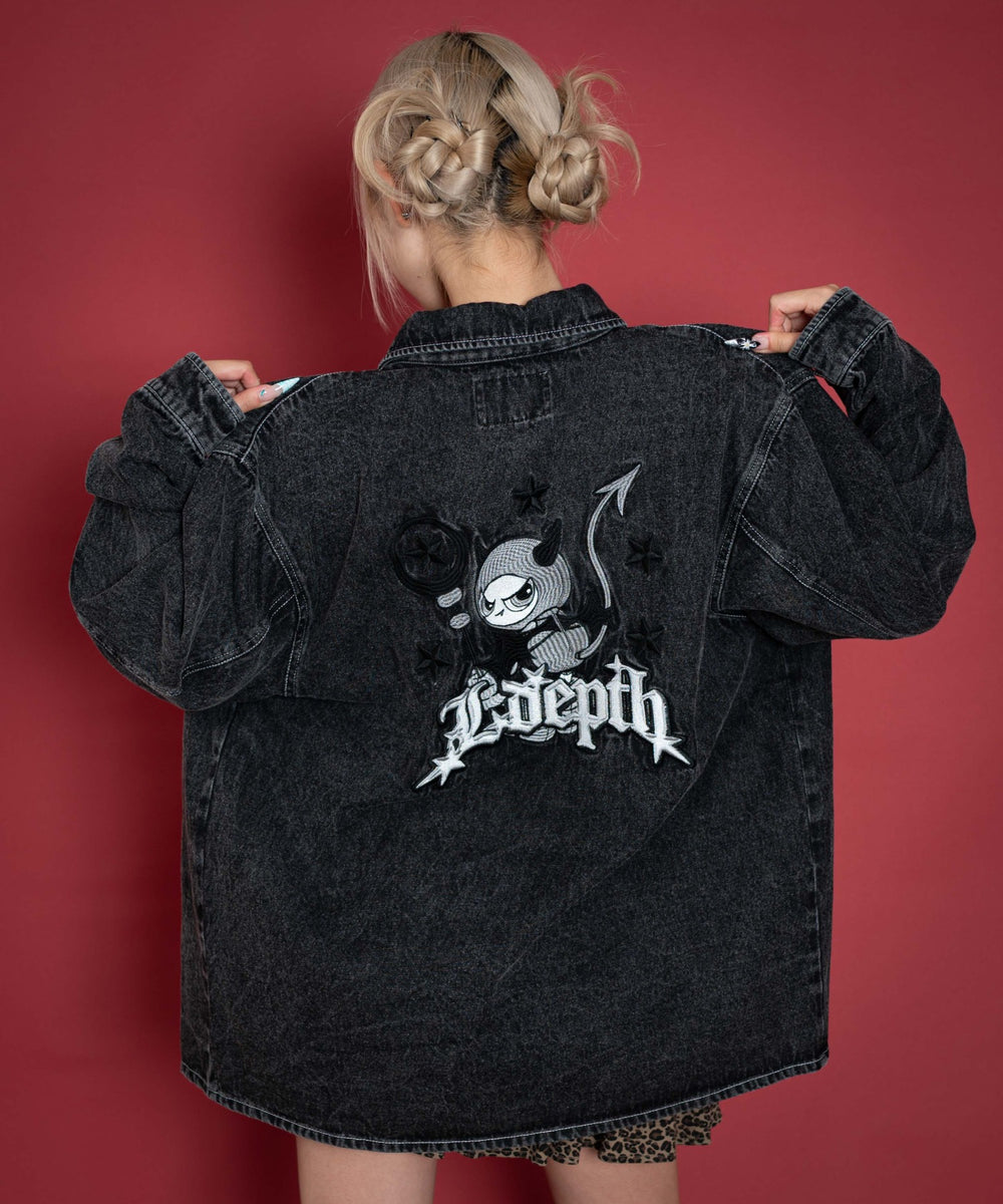 デニムブラックソノタ モデル：160cm L着用