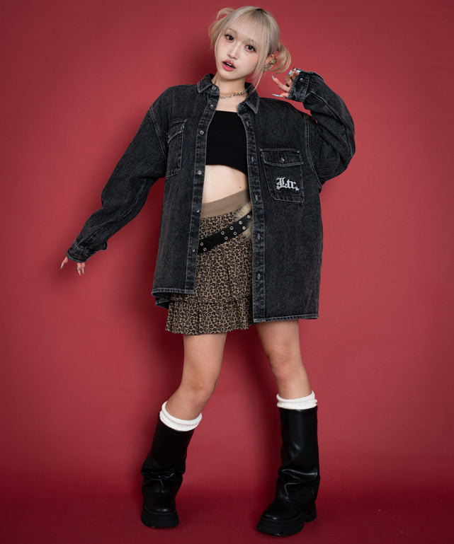 デニムブラックソノタ モデル：160cm L着用