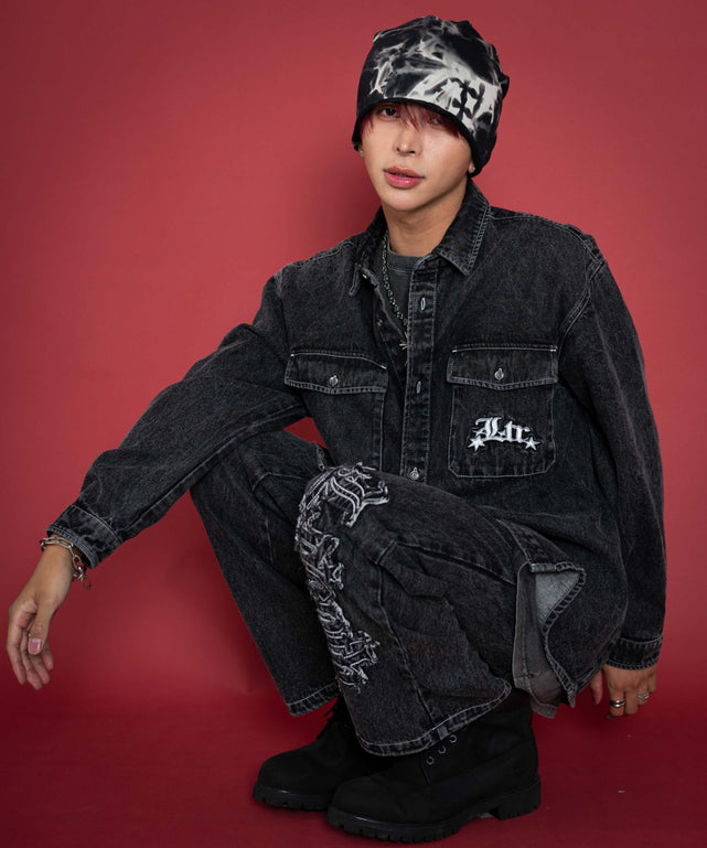 デニムブラックソノタ モデル：175cm L着用