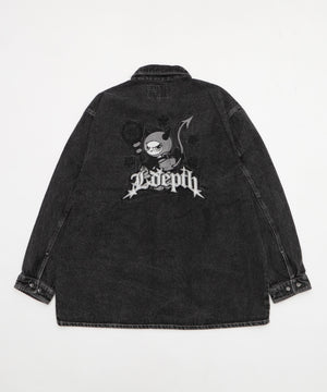 グラフィックデニムシャツ（LS）