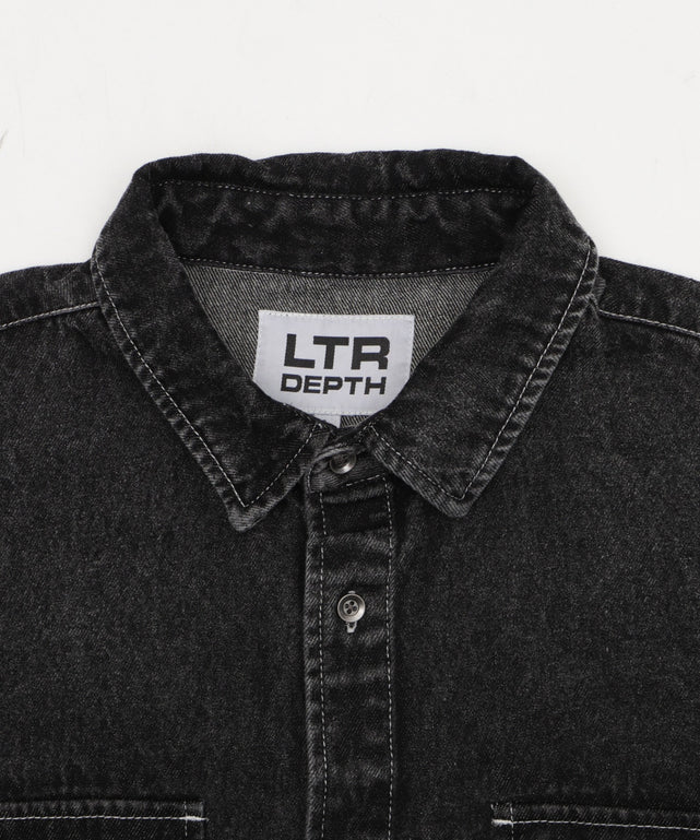 グラフィックデニムシャツ（LS）