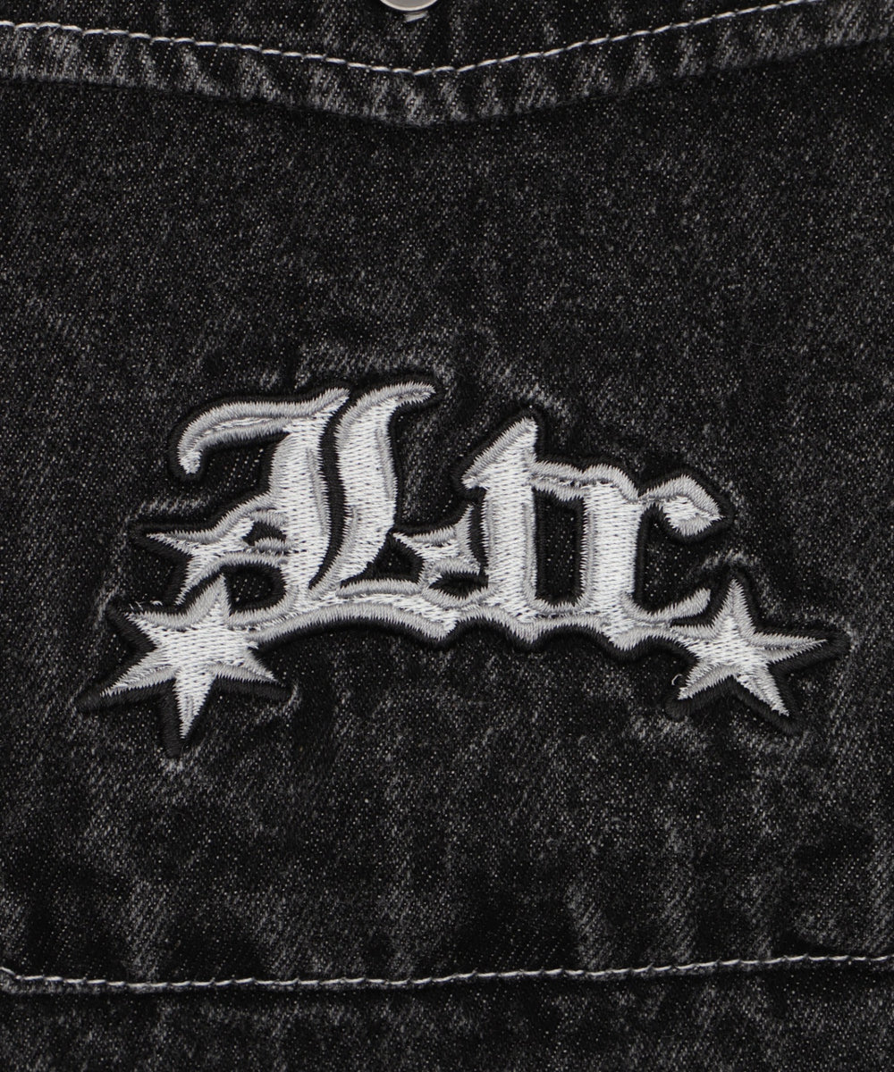 グラフィックデニムシャツ（LS）