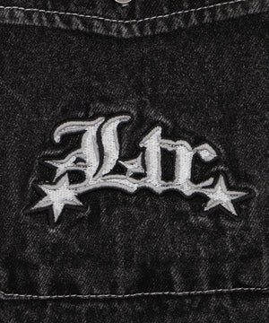 グラフィックデニムシャツ（LS）