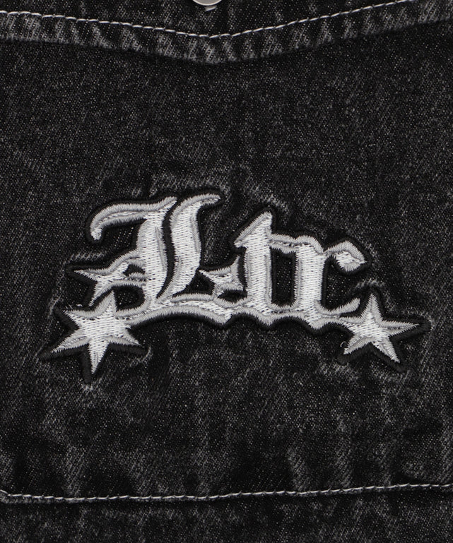 グラフィックデニムシャツ（LS）