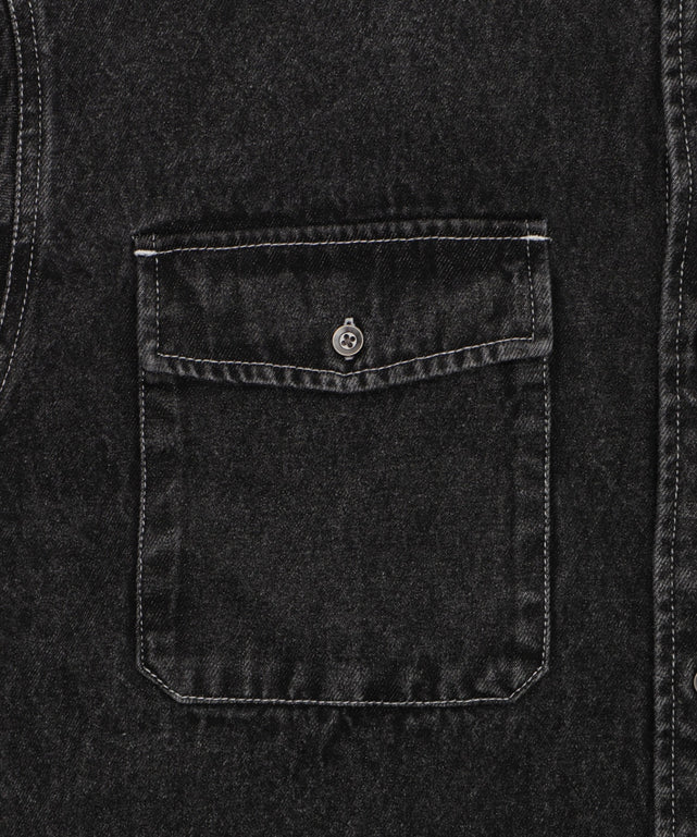 グラフィックデニムシャツ（LS）