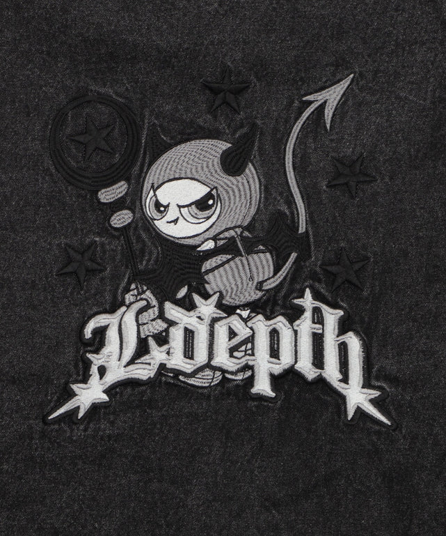 グラフィックデニムシャツ（LS）