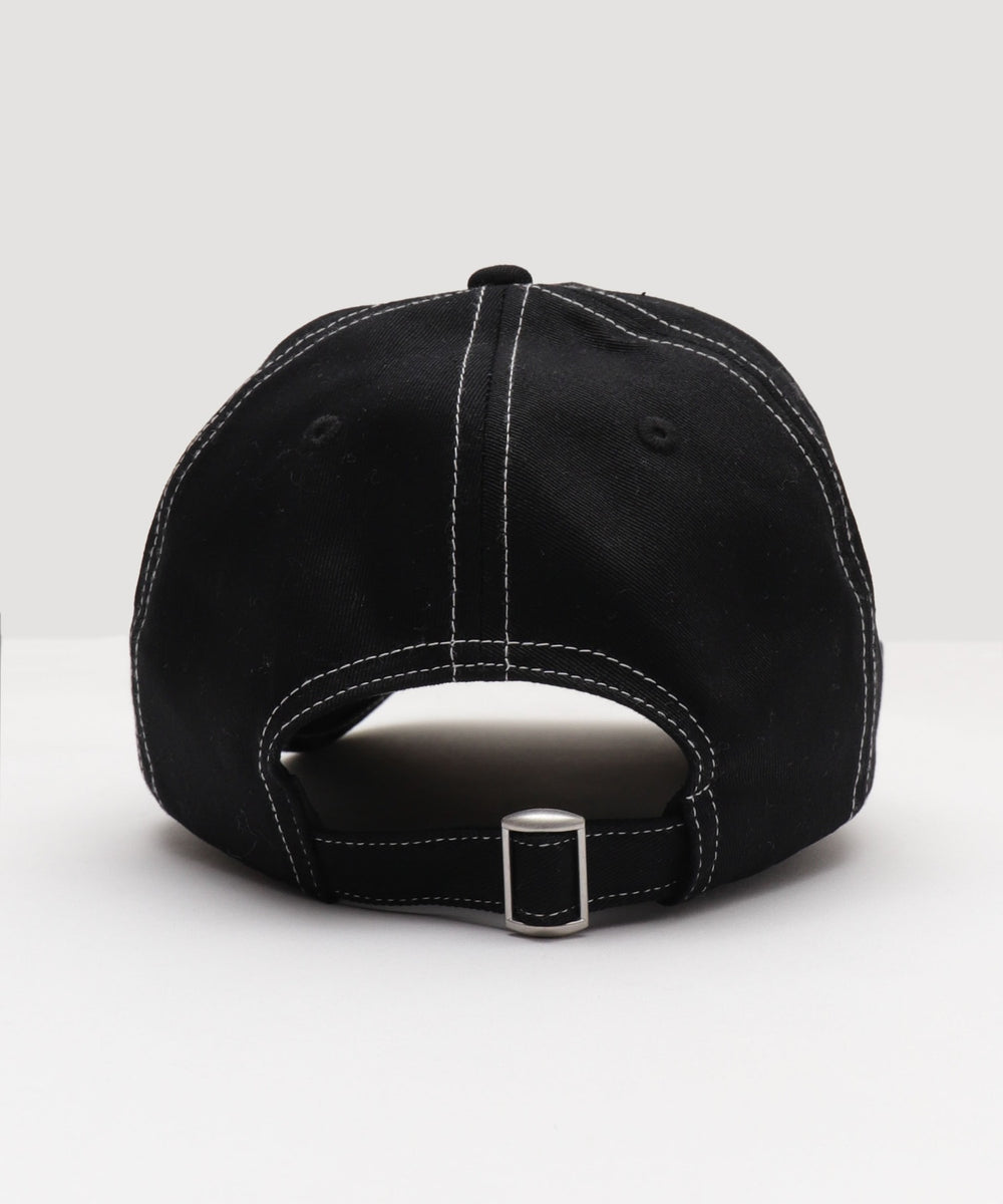 ダメージアップリケロゴキャップ