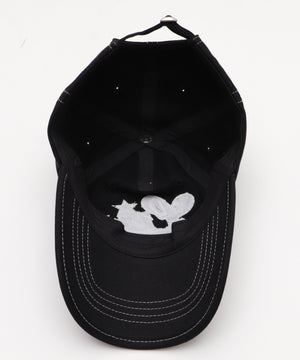 ダメージアップリケロゴキャップ