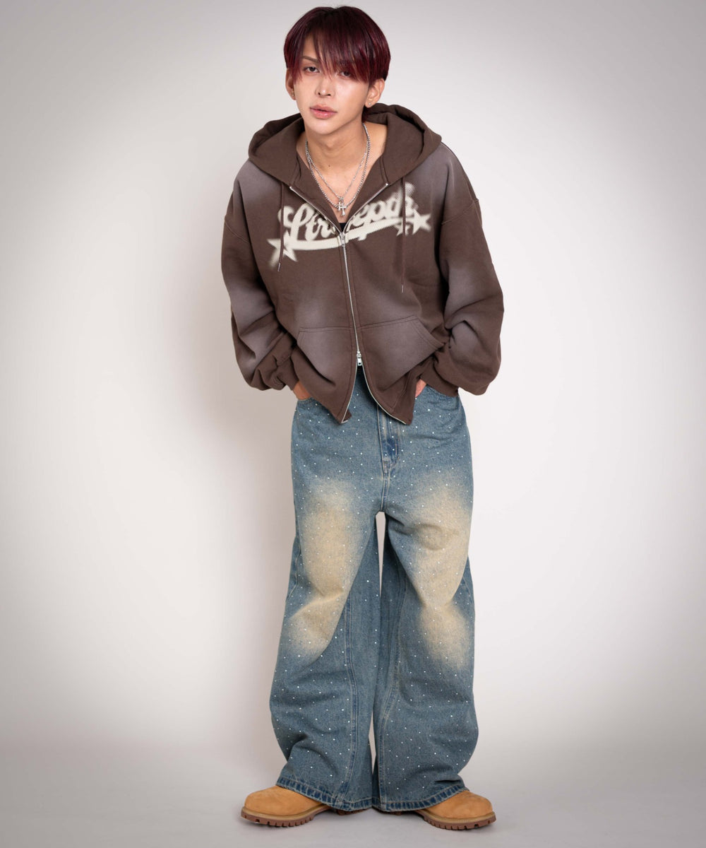 ブラウン モデル：175cm L着用