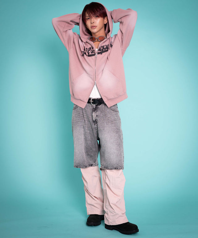 ピンク モデル：175cm L着用