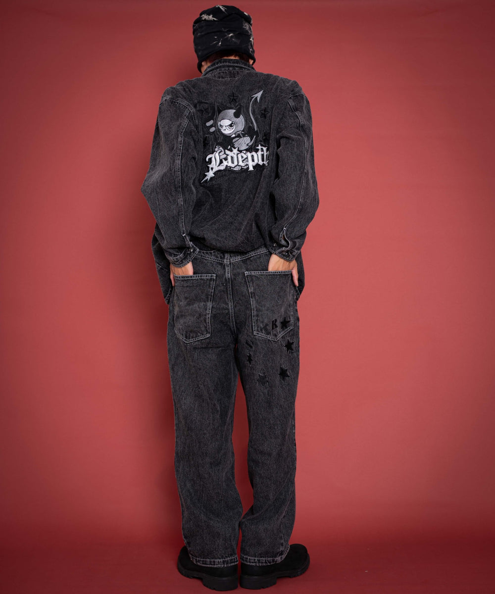 デニムブラックソノタ モデル：175cm L着用