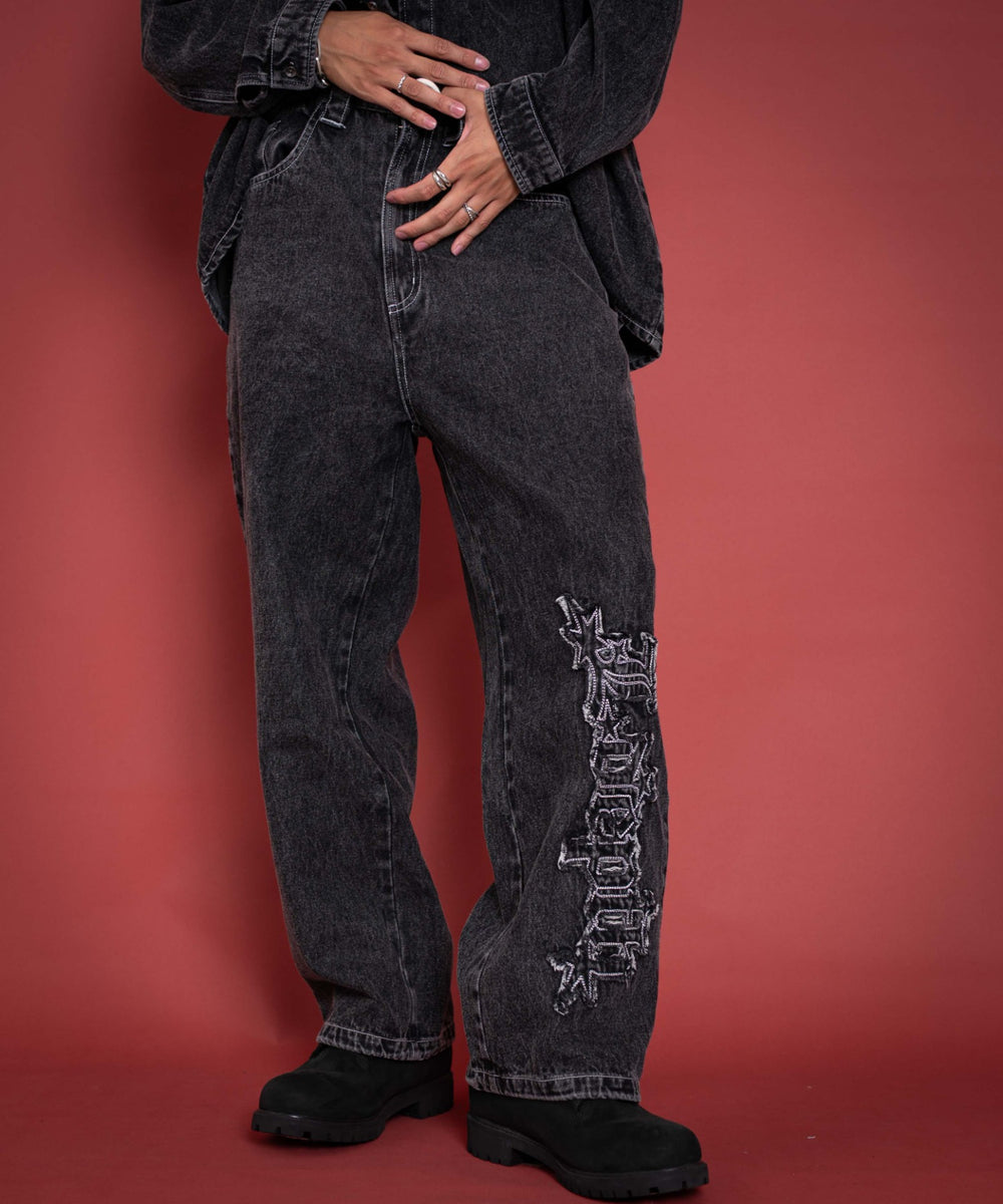 デニムブラックソノタ モデル：175cm L着用