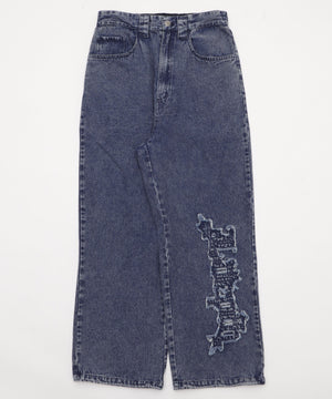 デニム中濃加工