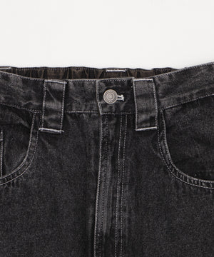 グラフィックデニムパンツ