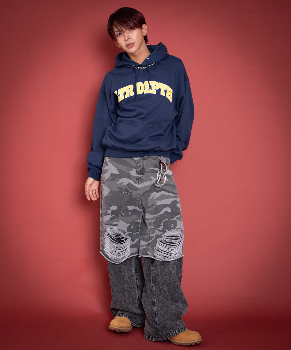 ネイビー モデル：175cm L着用