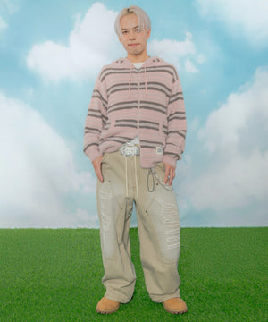 ピンク モデル：170cm L着用