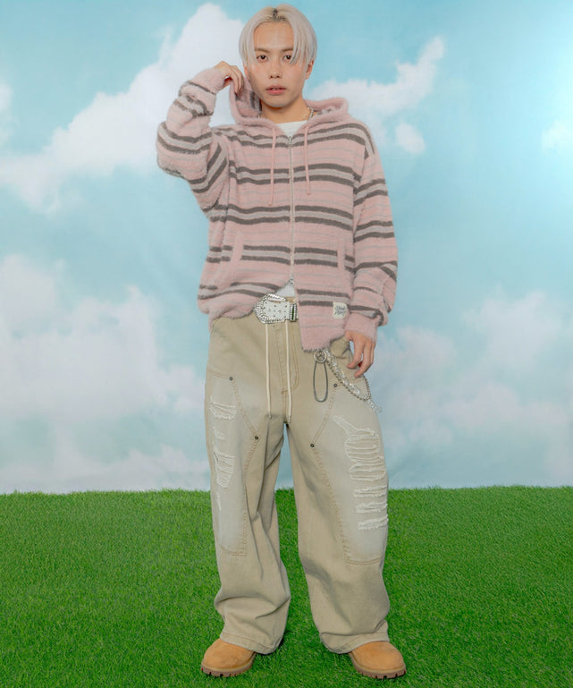 ピンク モデル：170cm L着用