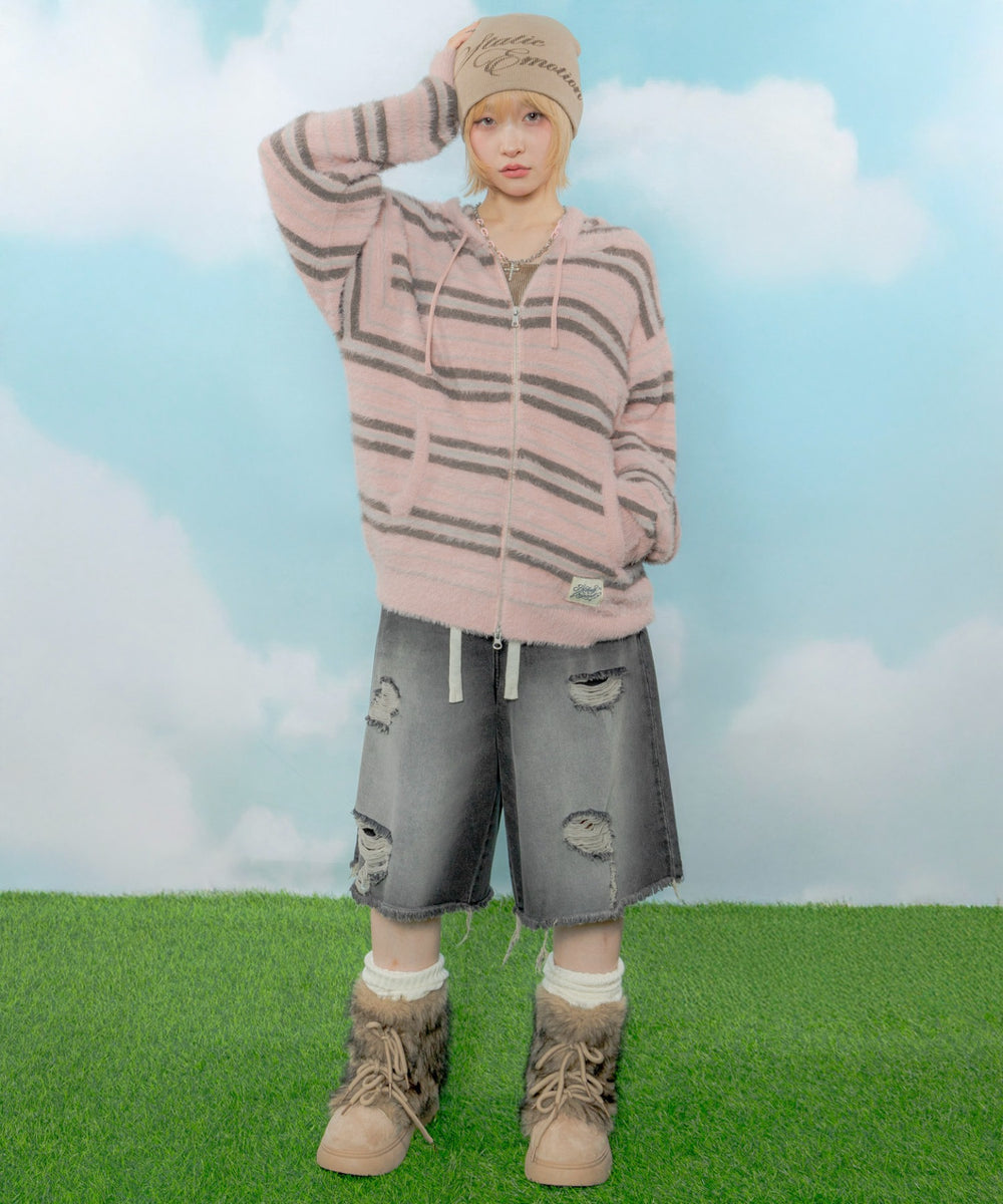 ピンク モデル：154cm M着用