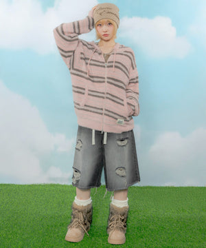 ピンク モデル：154cm M着用