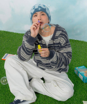 ネイビー モデル：170cm L着用