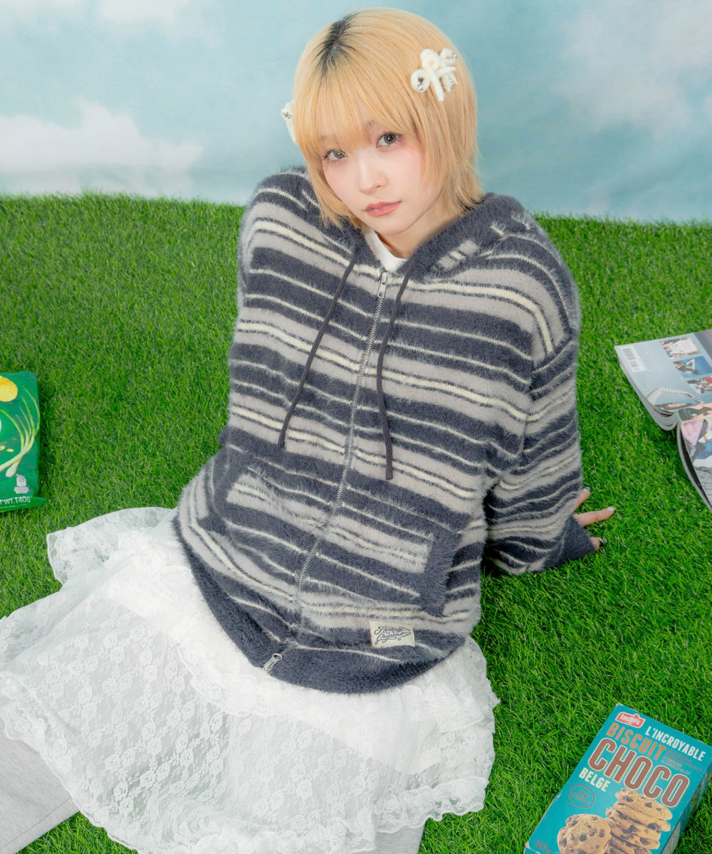 ネイビー モデル：154cm M着用