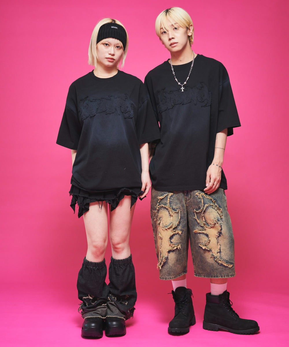 ダメージアップリケグラフィックT（SS）