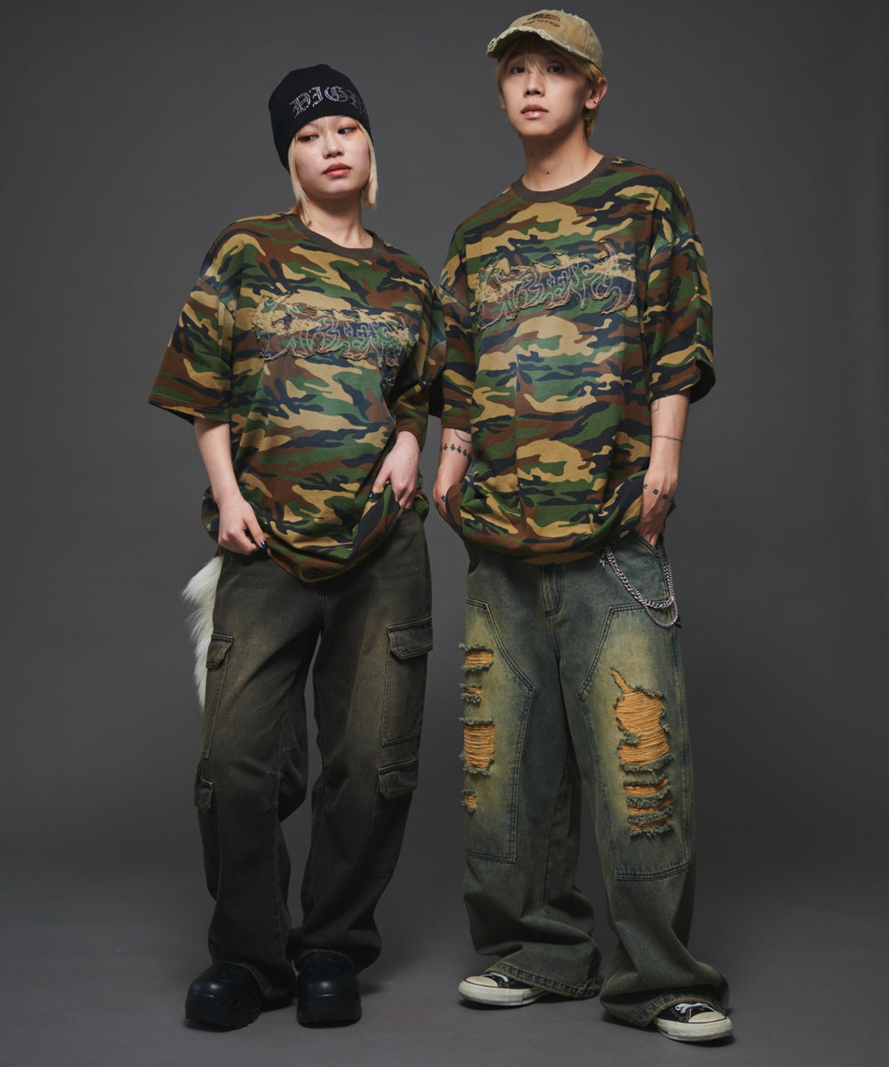 ダメージアップリケグラフィックT（SS）