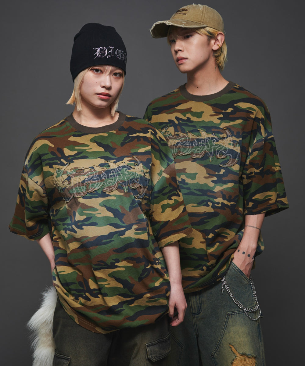 ダメージアップリケグラフィックT（SS）