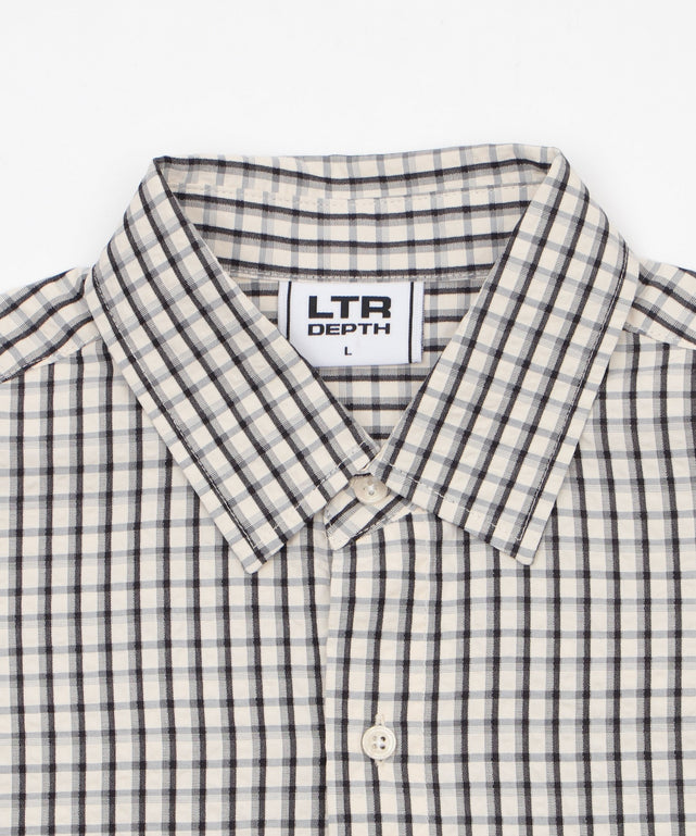 ミニマムチェックロゴシャツ（SS）