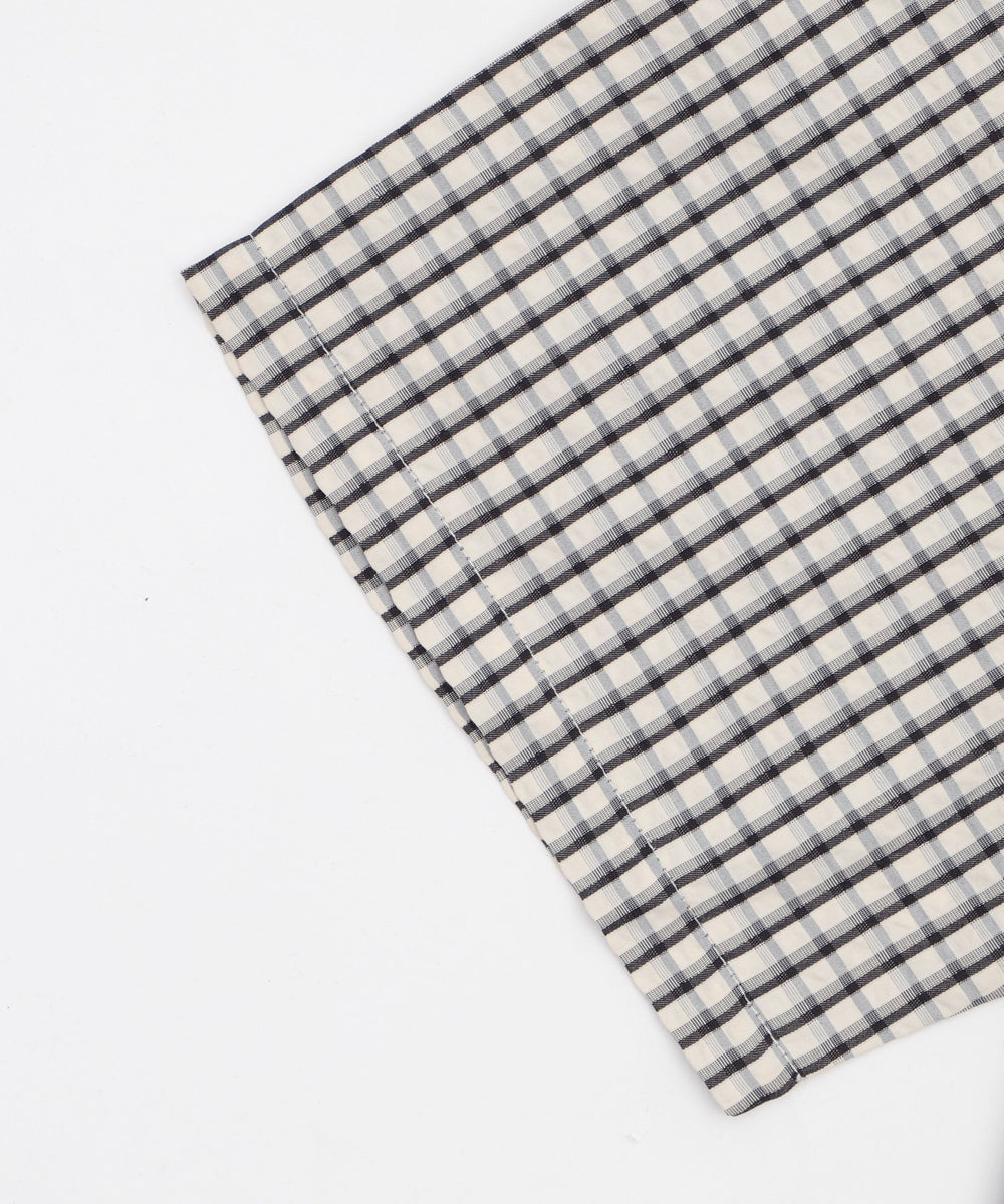 ミニマムチェックロゴシャツ（SS）