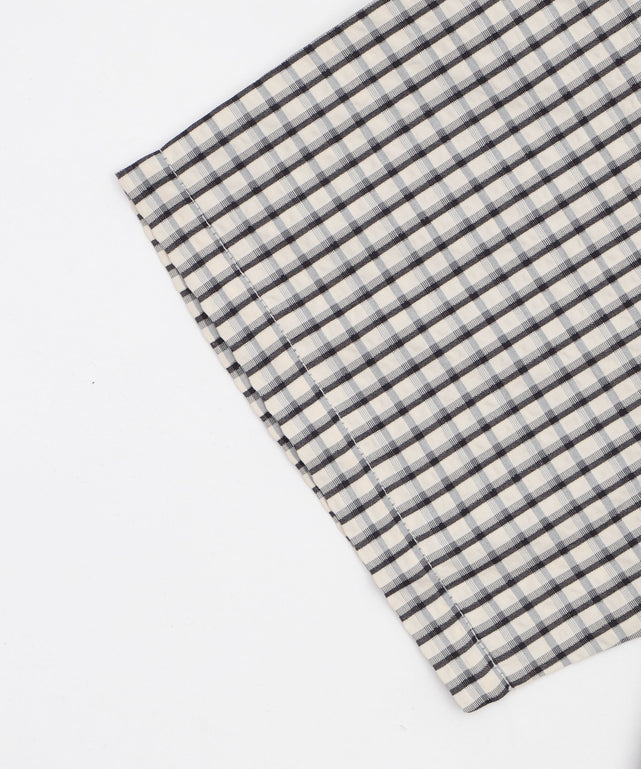 ミニマムチェックロゴシャツ（SS）