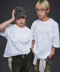 ラインストーングラフィックT（SS）