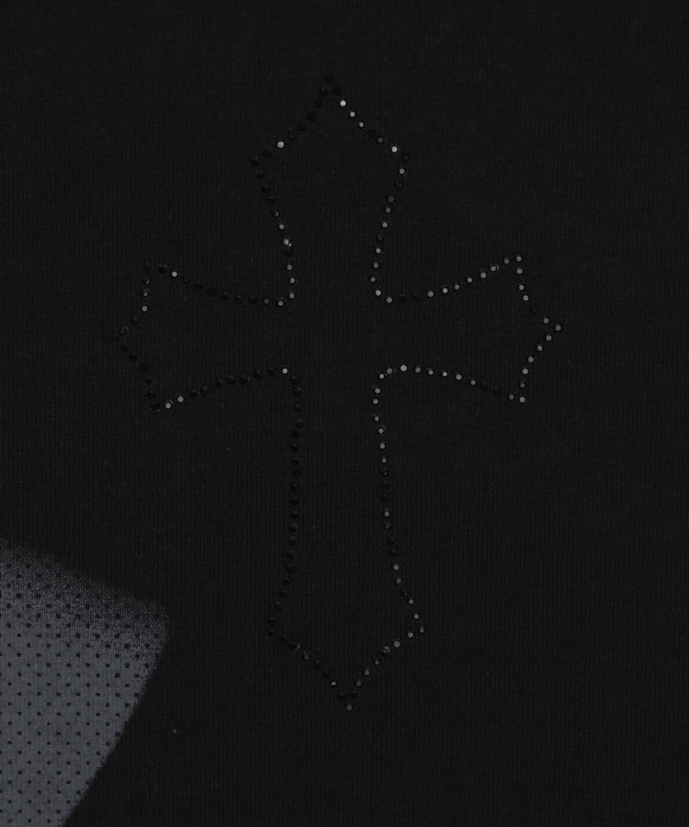 ラインストーングラフィックT（SS）