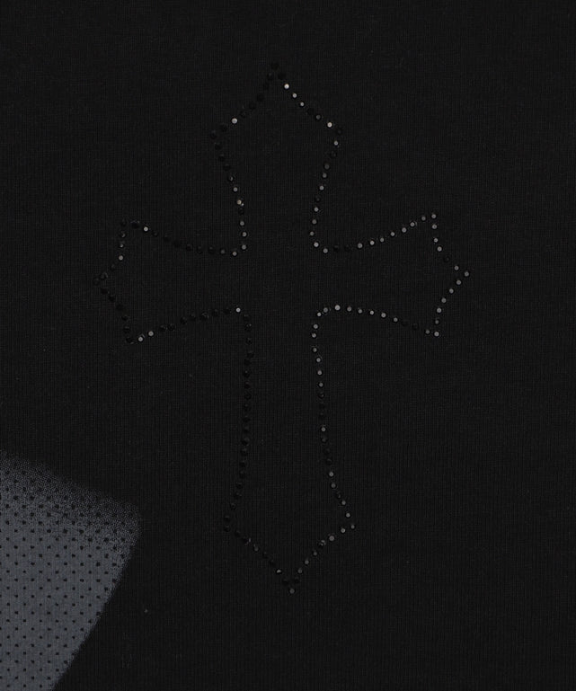 ラインストーングラフィックT（SS）