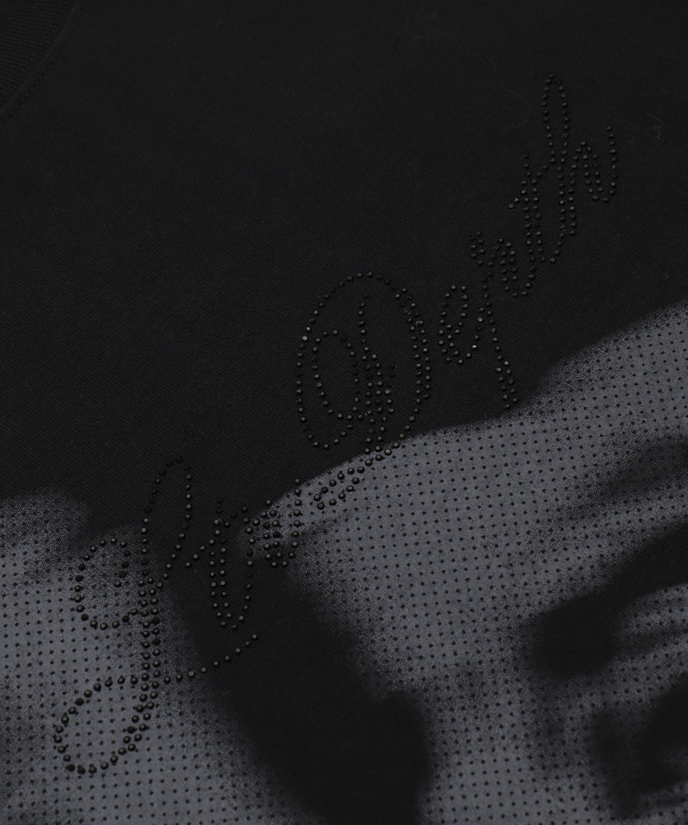 ラインストーングラフィックT（SS）