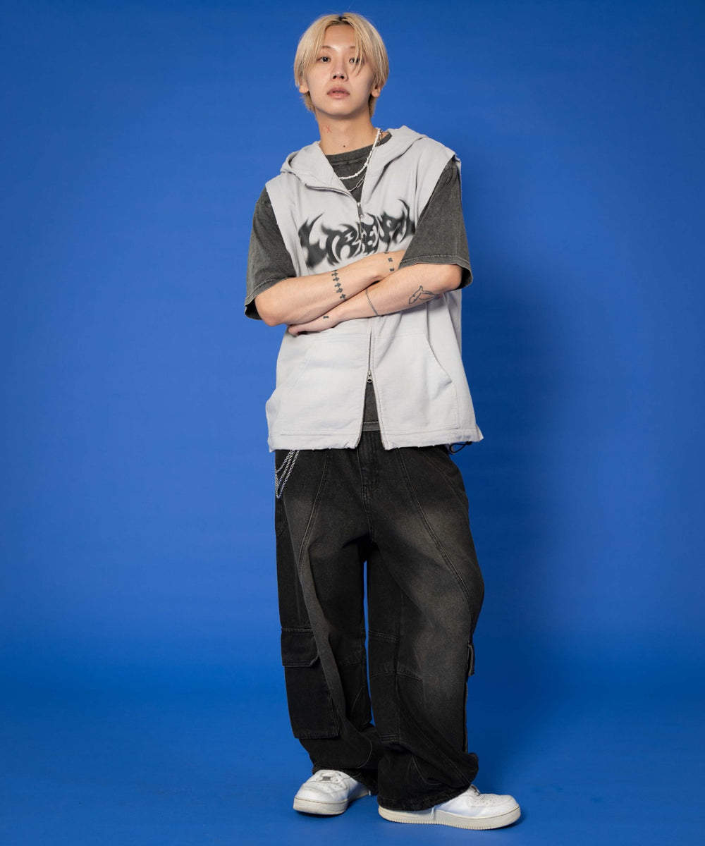 グレー　モデル:175cm L着用