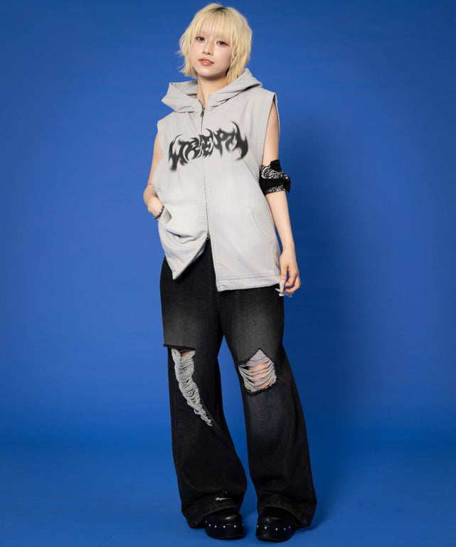 グレー　モデル:160cm M着用