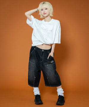 デニムブラック　モデル:158cm M着用