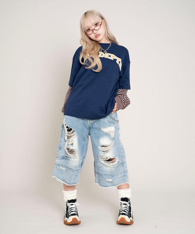 ネイビー モデル：160cm L着用