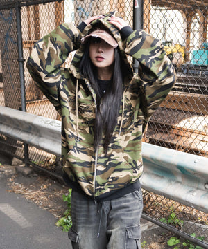 柄1 モデル:160cm　M着用 