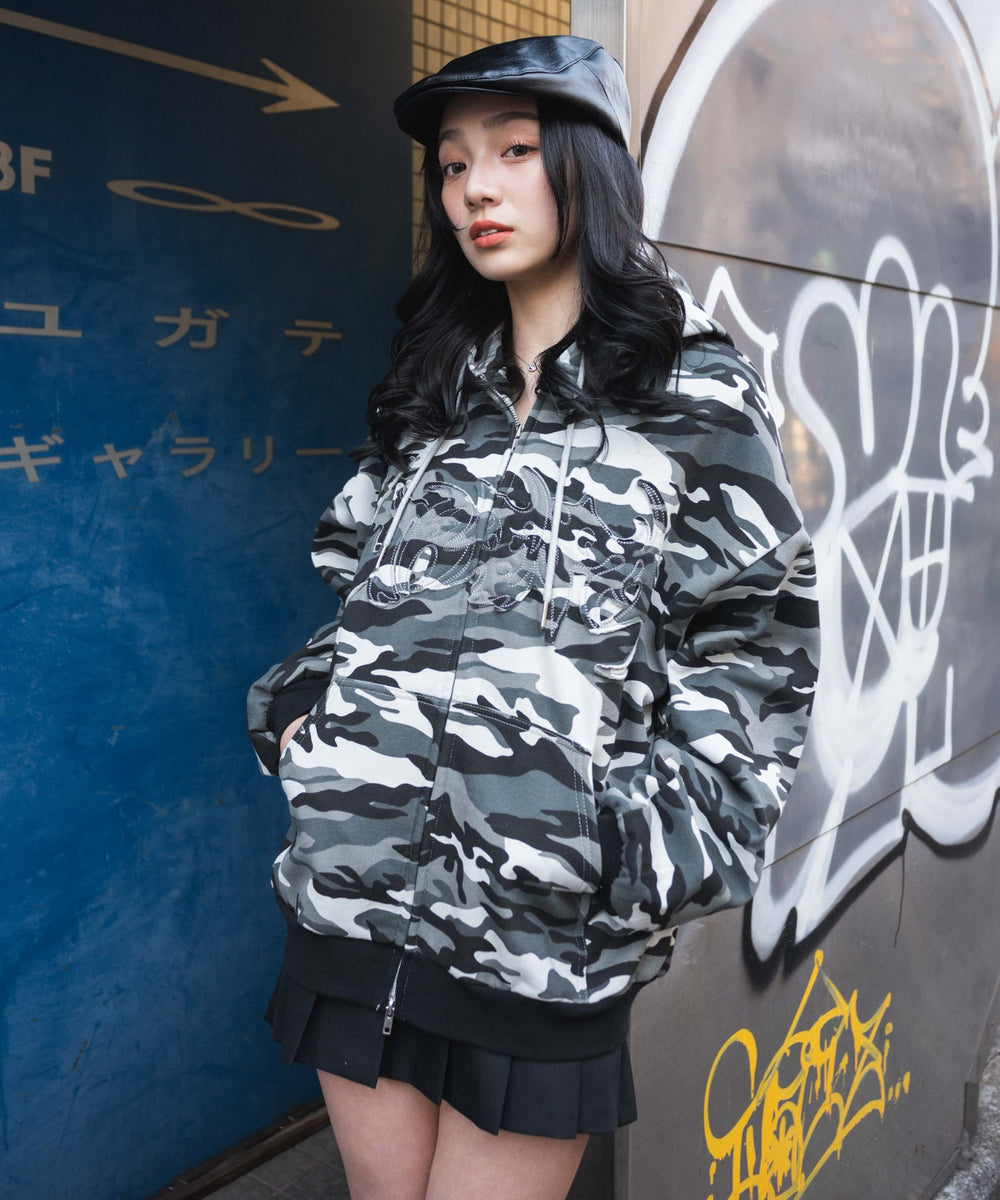 柄2 モデル:160cm　M着用 