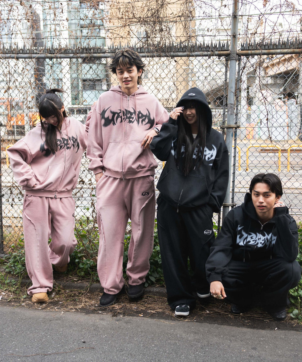 グラフィックZIPパーカー