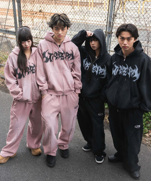 グラフィックZIPパーカー