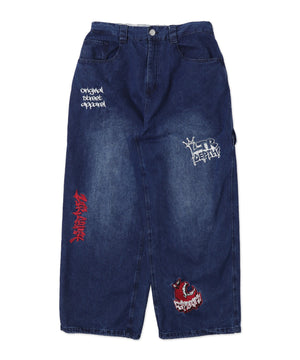 デニム中濃加工