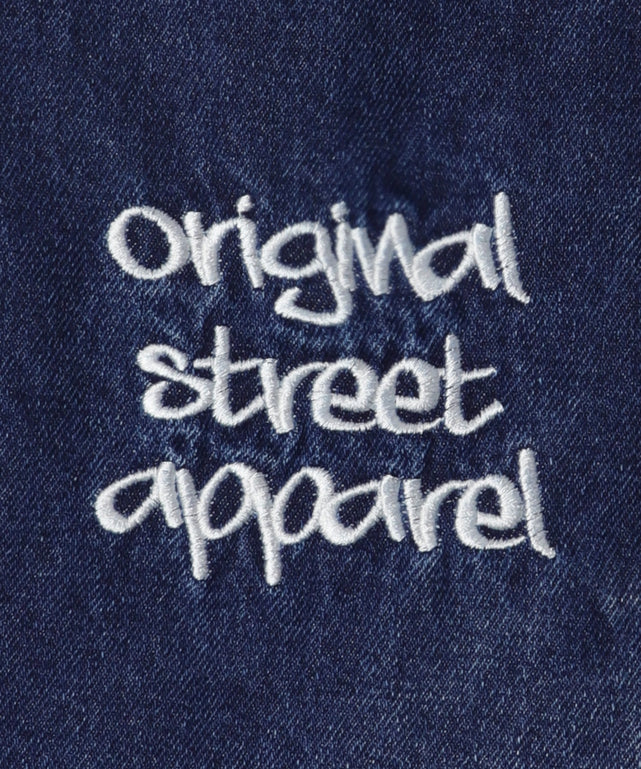 グラフィックデニムパンツ