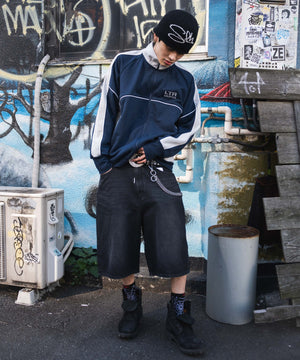 ネイビー　モデル:180cm L着用