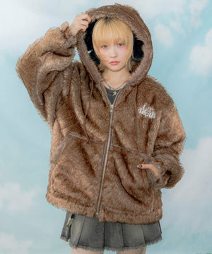 ブラウンソノタ モデル：154cm M着用