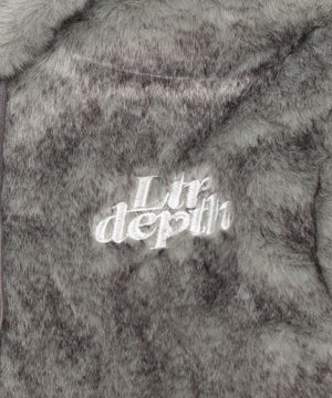 ファーフードロゴブルゾン